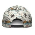 thumbnail image 4 of Tropical Adjustable Snapback Hat - Minimalist Unisex Baseball Cap for Sports, Camping & Beachwear - Inspired by Coastal Paradise, 4 of 7