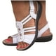thumbnail image 4 of Amzcrzy Zapatos de mujer,Zapatos de mujer,Zapatillas de mujer, Sandalias de tacón bajo con hebilla y punta redonda para mujer Sandalias Mujer Zapatillas De Casa, 4 of 4