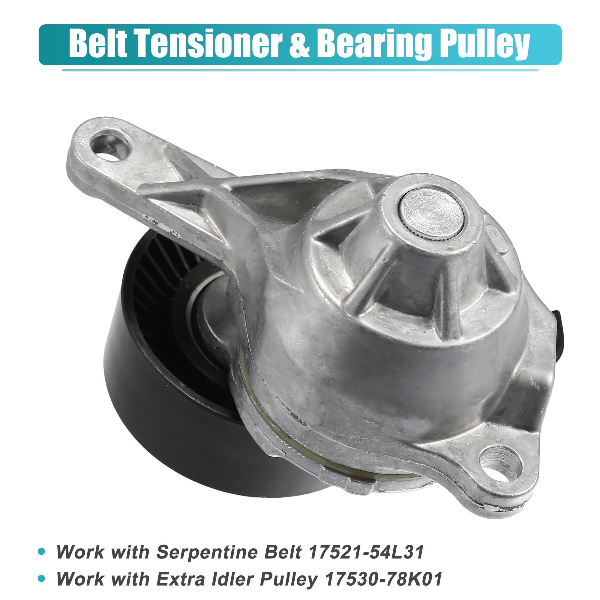 Unique Bargains Automatic Belt Tensioner Pulley Assembly for