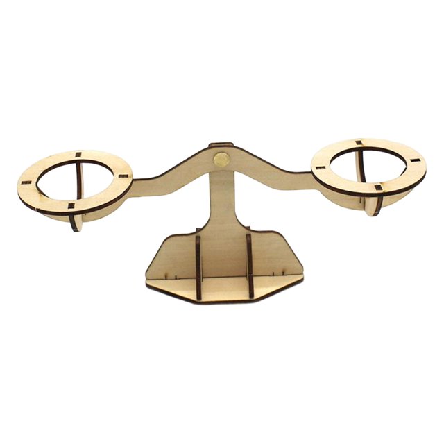 Báscula de Equilibrio DIY, Juguete Educativo de Equilibrio, Báscula de Pesaje, Juegos de Rompecabezas de Construcción para Niños en Edad Preescolar, B 16.7x18cm perfecl Balanza de bricolaje