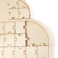 thumbnail image 4 of Coofit Wedding Guest Book Puzzle Creative Alternative Wood Puzzle Wedding Guest Box, 4 of 8