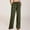 Army Green, variant on Elastic High Waist Pants for Women Work Women Casual Solid Linen Drawstring Elastic Waist Long Wide Leg Pants Casual Party Trousers