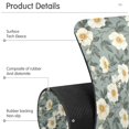 thumbnail image 4 of Yayeee Faucet Mat for Kitchen Sink 14.7" Diatomite Long Splash Guard Pad, Sage Green Flower Pattern, 4 of 7