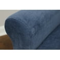 thumbnail image 4 of Fox Hill Trading Ellis Rolled Arm Lounge Chair, Navy, 4 of 7
