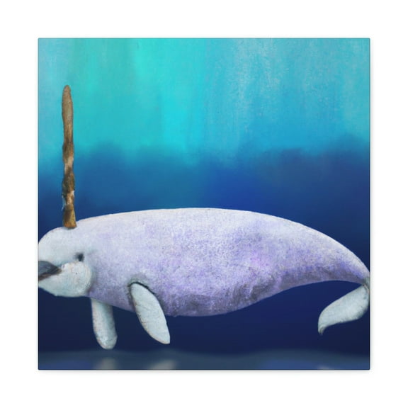 The Mystical Narwhal - Canvas