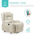 thumbnail image 4 of Sillón de masaje reclinable Power Lift Best Choice, color beige, 4 of 8