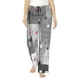 thumbnail image 2 of Lsque Cats Group Print Women's Pajama Pants, Lounge Pant - Comfortable Home Wear,Elastic Waistband, Stylish Design-Large, 2 of 9