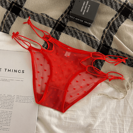 Fulorrnie Underwear for Women Seamless Comfort Cheeky Breathable Panties Cute Thong Hipster Panty RD2 One Size