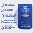 thumbnail image 3 of Replacement CPAP Filter for Resvent iBreeze by Snugell (12-Pack)  - Durable - Convenient for Travel and Home - Designed to be Replaced Bi-Weekly, 3 of 5