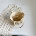 thumbnail image 3 of Bolso Mano Con Letras para Mujer Hombro Paja Gran Capacidad (Beige), 3 of 7