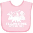 thumbnail image 3 of Inktastic Yellowstone National Park with Bear Mountains and Trees Boys or Girls Baby Bib, 3 of 4