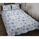 thumbnail image 1 of Juego de cama edredón con estampado de copos de nieve azules, 1 of 5