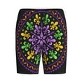 thumbnail image 4 of Naloa Mardi Gras5 Men's Short Pajama Pants, Lounge Comfort Shorts with Elasticized Waistband and Side Pockets - XX-Large, 4 of 9