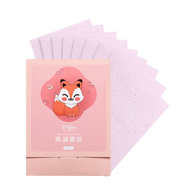 Vogacara 1 caja de hojas secantes faciales, toallitas absorbentes flexibles y convenientes, toallitas de Control de aceite de diario para viajes, Maquillaje Facial Tipo 1 Vogacara CE012203-01B