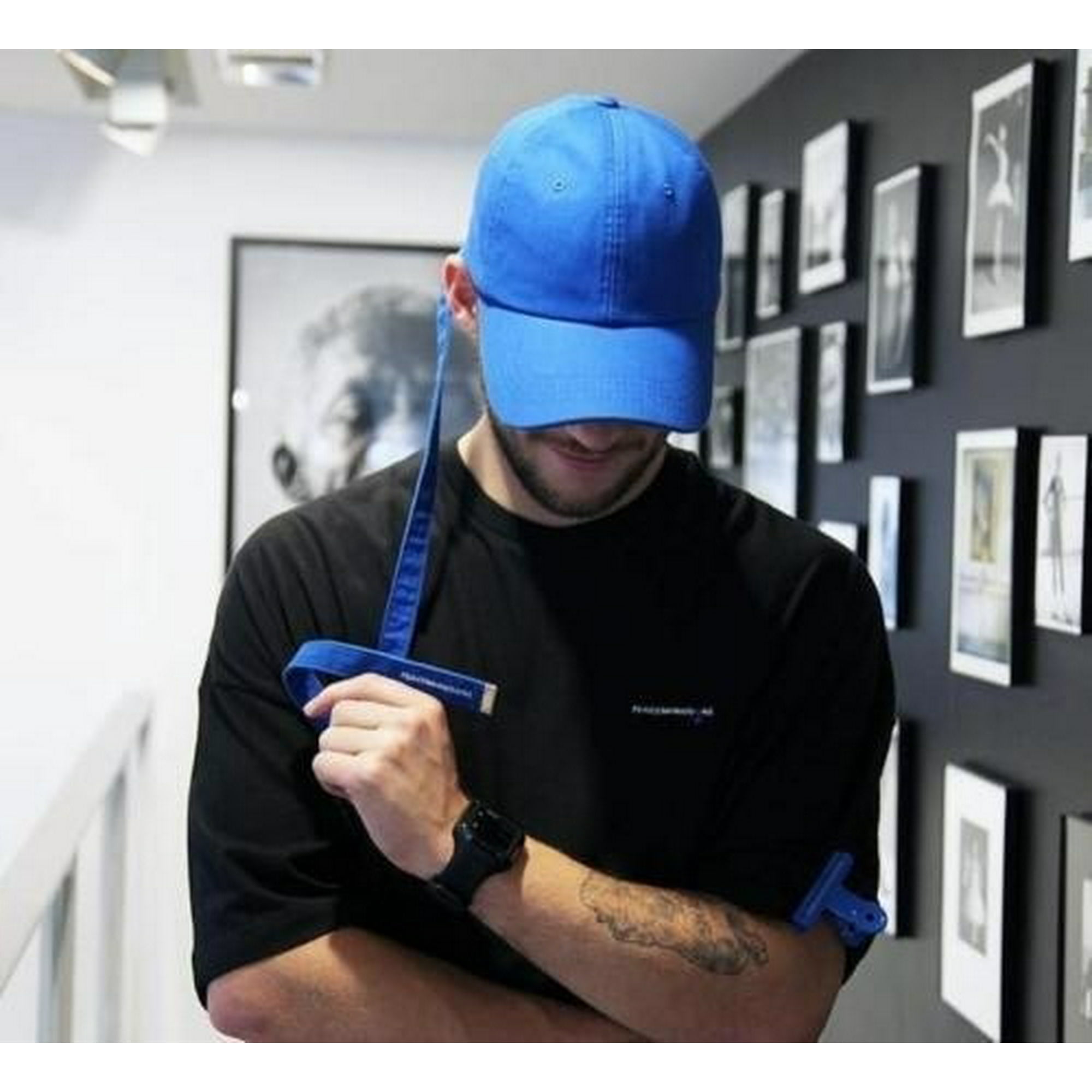 Fashion Peaceminusone Long Strap Ball Cap G-Dragon Hats Unisex 