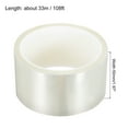 thumbnail image 2 of Uxcell Clear Heat Tape, 1 Roll 50mmx33m 108ft High Temperature Heat Resistant Tape for Sublimation, 2 of 6