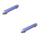 thumbnail image 2 of Inteprter Modelo de tren de juguete YZ25G Coche de pasajeros juguetes regalo niños verde Rojo 2piezas, 2 of 6