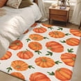 thumbnail image 4 of Area Rugs for Living Room Bedroom, Thanksgiving Fall 4'x6' Rug Washable Carpet Runner Indoor Outdoor, Farmhouse Autumn Orange Pumpkin Non Slip Accent Floor Mats Rug for Kitchen, Office, 4 of 8