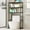Black-Free Size, variant on CxhicLuv Multi-Layer Toilet Storage Rack, Floor Standing Bathroom Organizer Shelf, Black Plastic Rack for Toiletries, Laundry, Space-Saving Design, Easy Assembly, Ideal for Small Bathrooms