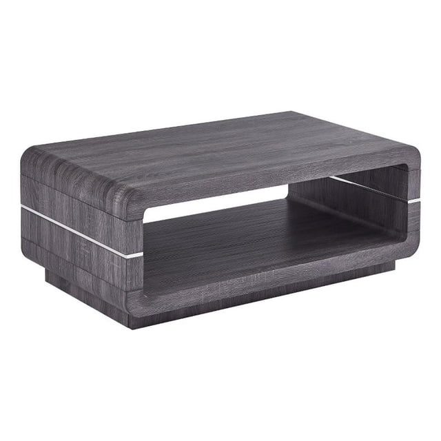 Table Basse Moderne en Bois de Noyer