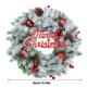 thumbnail image 3 of Decoraciones de otoño para el porche, colgador de puerta con corona doble, kits de coronas en forma de corazón para hacer para Navidad, corona de dulces, lazos navideños, vacaciones, Navidad para, 3 of 6
