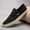Black, variant on Men's Sports Shoes Canvas Shoes Men's Low-Top Slip-On Student Sneakers Chinese Style Linen Lazy Men's Shoes