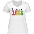 thumbnail image 3 of Inktastic Juneteenth 1865 Dots Women's Plus Size T-Shirt, 3 of 5