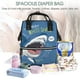 thumbnail image 5 of Easygdp Great White Shark para Bolsa de Bebé de Gran Capacidad con Múltiples Bolsillos, Bolsa de Pañales para Padres, Bolsa de Viaje Organizada y Elegante, 5 of 6