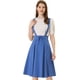 thumbnail image 1 of INSPIRE CHIC Vestido General De Cintura Elástica Con Tirantes Y Tirantes Para Mujer Azul S, 1 of 4