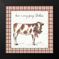 thumbnail image 2 of Tavoletti, Anne 15x15 Black Modern Framed Museum Art Print Titled - Holiday on the Farm III Plaid, 2 of 5