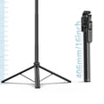 thumbnail image 2 of 91.7-Inch Multi-function Selfie Stick Portable Gimbal Stabilizer with Aluminum Alloy Telescoping Rod Rotatable Ball Head with Anti-shake Handle Phone Clip Tripod Base & Remote Control Compat, 2 of 6