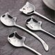 thumbnail image 3 of Dessert Spoon Food Grade Mirror Surface Non-stick Smooth Stainless Steel Stirring Spoon Kitchen Supplies ws, 3 of 5