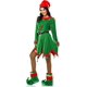 thumbnail image 2 of Conjunto de disfraz de elfo de Navidad para niñas y mujeres, incluye cinturones, sombrero de elfo, medias a rayas, zapatos, vestido de Papá Noel, 2 of 3