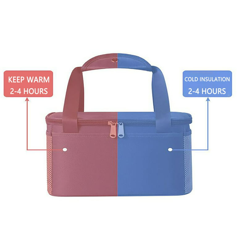 NEGJ Lunch Bento Foil To Insulation Thickened Lunch Student Aluminum Box  Bag Lunch Bag Work Bags for Nurses with Name Womens Large Lunch Tote