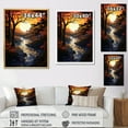 thumbnail image 4 of Designart "Sunrise Of Light I" Landscape & Nature Floater Framed Canvas Art Print, 4 of 7