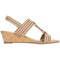 thumbnail image 1 of Anne Klein Varek Wedge Sandal Natural Multi, 1 of 6