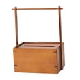thumbnail image 4 of Porta pañuelos de bambú, porta pañuelos, decoración elegante, caja de pañuelos con asa de bambú, caja de pañuelos rectangular para oficina y, 4 of 9