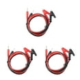 thumbnail image 4 of kurtrusly 2 Pieces Professional Multimeter Test Line Portable PVC Copper Negative Positive Tester Probe Cable Spare Parts Male to Clip 3Set, 4 of 6