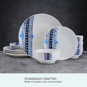 Studio Nova Michele 12 Piece Porcelain Dinnerware Set White