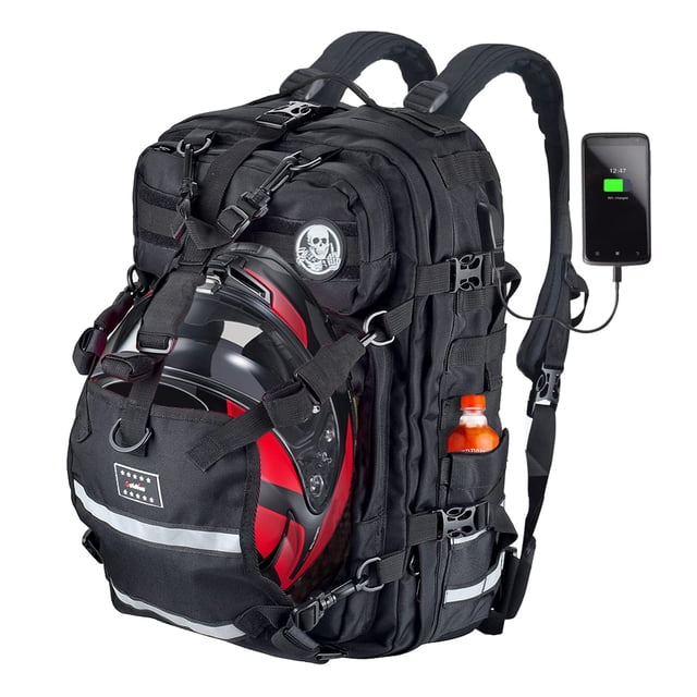 Mochila para Casco de Motocicleta Goldfire Impermeable de Gran Capacidad