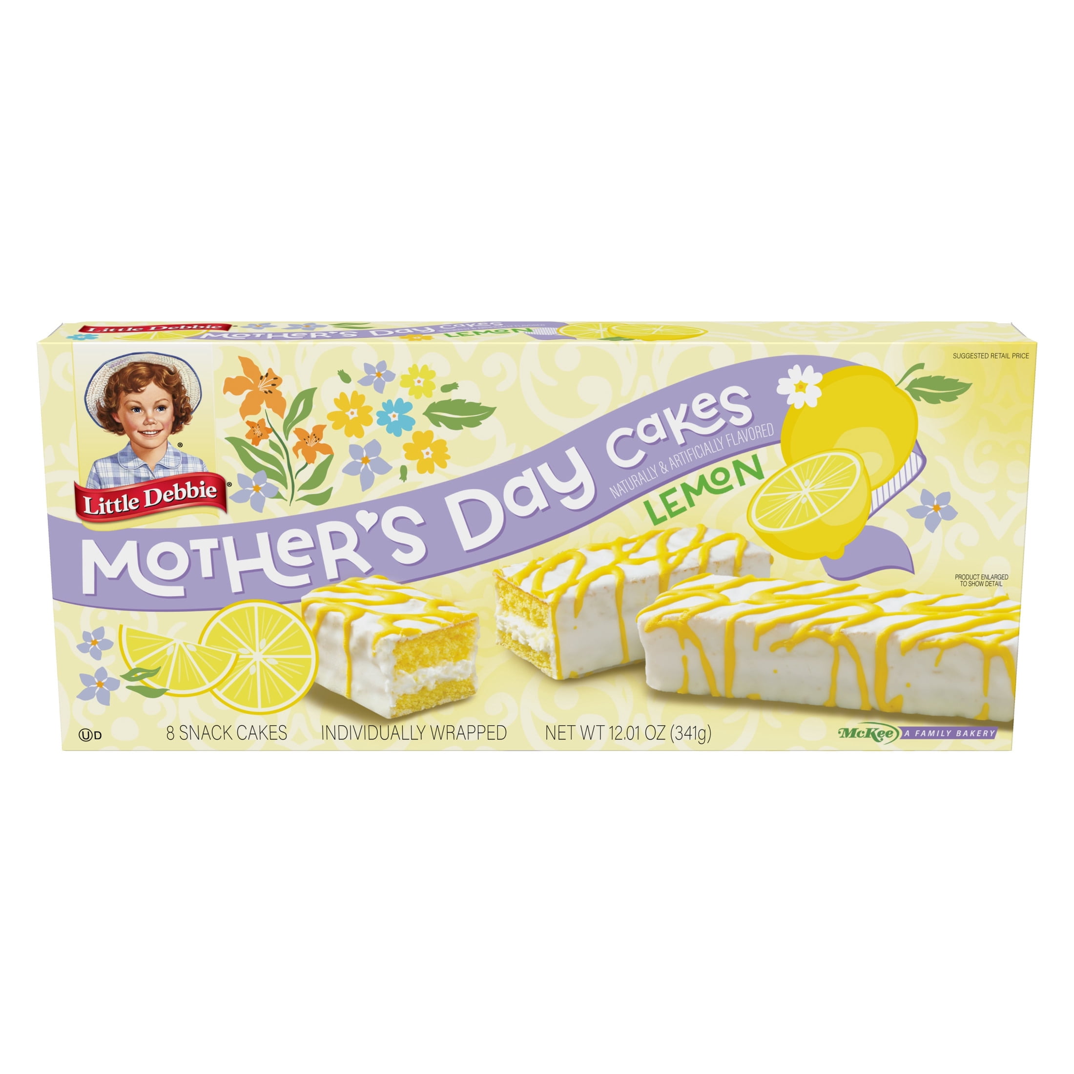 Snack Cakes, Little Debbie Family Pack Mother's Day Cakes® (Lemon)