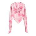thumbnail image 3 of Siilsaa Casual Jackets for Women Cropped Shacket Jacket Fashion Plaid Zip up Down Shirt 2024 Fall Coat Tops Pink,S, 3 of 3