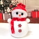 thumbnail image 1 of Muñeco de nieve blanco lindo de Navidad Muñeco de nieve Decoración del árbol de Navidad, Suministros de decoración navideña, 1 of 3