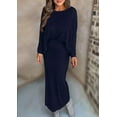 thumbnail image 3 of PRETTYGARDEN Women's Fall Long Sleeve Midi Dress Casual Elegant Ruffle Flowy A Line Swing Cocktail Party Dresse, 3 of 7