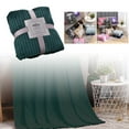 thumbnail image 3 of Breathable Solid Flannel Air Conditioner Blanket - Lightweight Summer Throw - Ultra Soft Cooling Blanket for Bed Sofa Couch - All Season Cozy Home Decor Blanket, 3 of 6