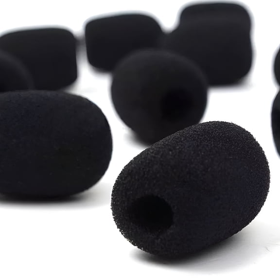 GJX Headset Microphone Pads Microphone Headset Grill Windscreen Sponge Foam Mic Cover