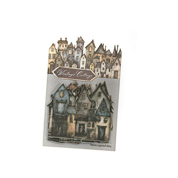 15 piezas de papel decorativo para álbumes de recortes, cartulina, pegatinas decorativas, decoración de diario portátil para collages, planificadores Estilo E
