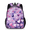 Black, variant on Adult Farmhouse Rooster Travel Backpack, Casual Daypack with Adjustable Shoulder Straps, Boho Colorful Chicken Floral Laptop Backpack