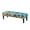 Beach Starfish Shell, variant on Jiueut Polynesian Plumeria Pattern Dining Bench Cover, Stain Resistant Rectangle Bench Seat Slipcover Anti Dust Seat Protection for Living Room Bedroom Kitchen