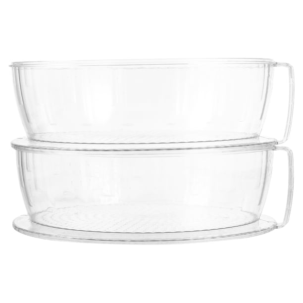 2 cubiertas transparentes para alimentos para mesa, ideales para el hogar y el restaurante.